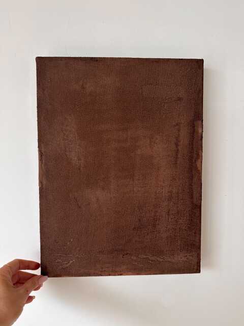 Textured Abstract Painting 12x16 Wabi-Sabi Wall Art - image 1