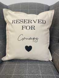 Reserved For Grumpy Cushion Funny Pillow - Includes Inner