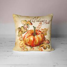 Fall Trend Pillow Case/Carved Pumpkin Cover/Fall Haunted House Cushion Cover/Pumpkin Pillowsham/Halloween Decor/Halloween Gift - thumbnail 4