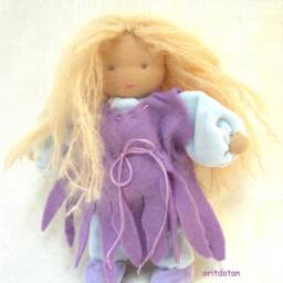 Waldorf Doll Art Print Children's Blessing Card - Small Print - thumbnail 4