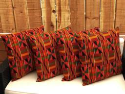 Ethnic Kente Pillows - See Description