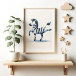 Kids Gymnastics Posters - Set Of 3 Prints - Animal Gymnast Boys Girls Bedroom Decor Nursery Gymnastic Wall Art Playroom Artwork Gift - thumbnail 3
