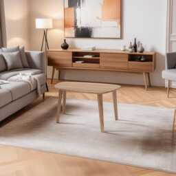 Coffee Table Solid Wood Endocarp - thumbnail 1