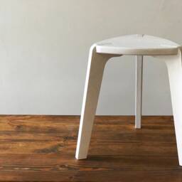 Wood Stool, Plywood Furniture, Bathroom Nightstend, Toilet Stool - thumbnail 2