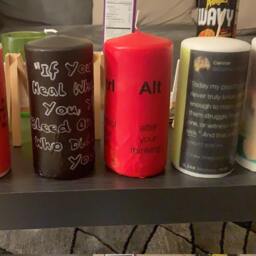 Personalized Pillar Candles - Unscented - thumbnail 2