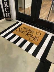Pool Days & Sun Rays - Outdoor Summer Gift Decor Swimming Sign Housewarming Custom Door Mat - thumbnail 1