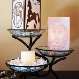 Horse Party Decorations, Paper Lanterns, Equestrian & Dressage, Luminaries, Candle Holder, Diy Gift - thumbnail 3