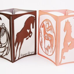 Horse Party Decorations, Paper Lanterns, Equestrian & Dressage, Luminaries, Candle Holder, Diy Gift - thumbnail 4