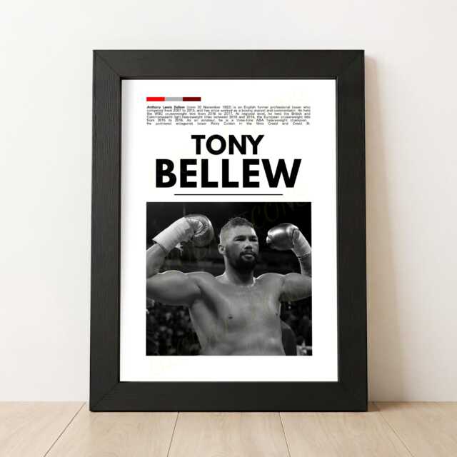 Tony Bellew Boxing Poster British Art Print - image 1