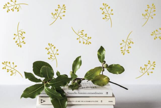 Flowers Decals, Nursery Wall Decal, Nature Baby Room Living Girls Decal - image 1