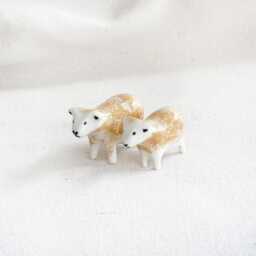 Handmade Ceramic Sheep & Lamb Set Rustic Farmhouse Decor - thumbnail 1