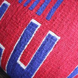 4060cm - 1624In Handwoven Vintage Kilim Cover - Vibrant Red Green Blue Slitweave - thumbnail 3