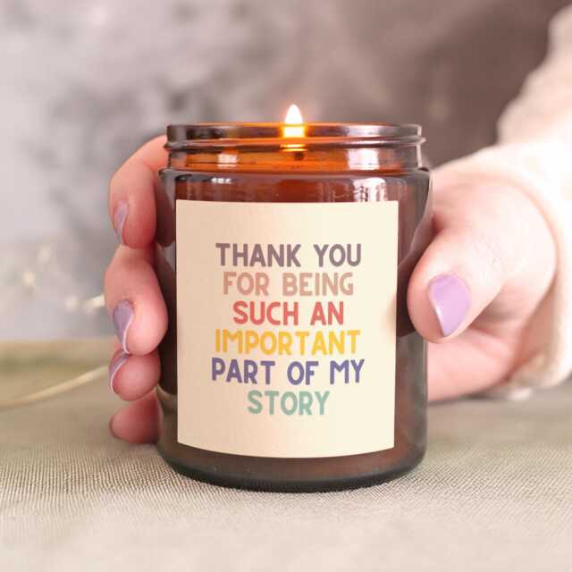 Thank You Teacher Candle, Nursery Gift, Appreciation Gift For Teacher, Teaching Assistant End Of Year Present - image 1