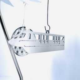 Experimental Prototype Community Of Tomorrow Monorail & Golf Ball Earth Tea Light Candle Spinner Silver - thumbnail 4