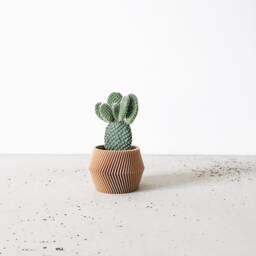 Geometric Indoor Planter Printed in Wood - Dissipat - thumbnail 2