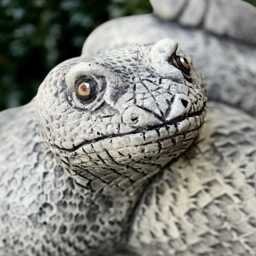 Stone Snake Sculpture Cement Serpent Statue Snake Garden Decor Mystical Reptile Ornament Outdoor Guardian Art Animal - thumbnail 3
