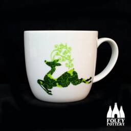 Cs- Christmas Reindeer - Fine Bone China Mug
