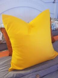 2 Color Options Yellow. Orange. Solid Toss Pillow. Accent Pillows. Pillow Covers .cushion Covers. Summer. Spring. Pillowcase. Slipcovers