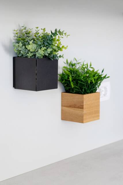 Magnetic Steel Planter Box Wall Mounted Herb Garden - image 1