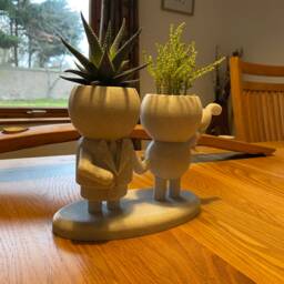 "Wedding Gift Succulent Planter Airplant Holder ""Wee Jimmy Aff Tae The Chapel" - thumbnail 3