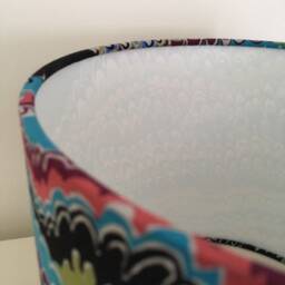 "Beautifully Handmade Drum Lampshade in Kaffe Fassett " - thumbnail 2