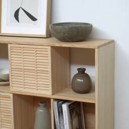 Solid Wood Bookcase, Handmade - Morell - thumbnail 3