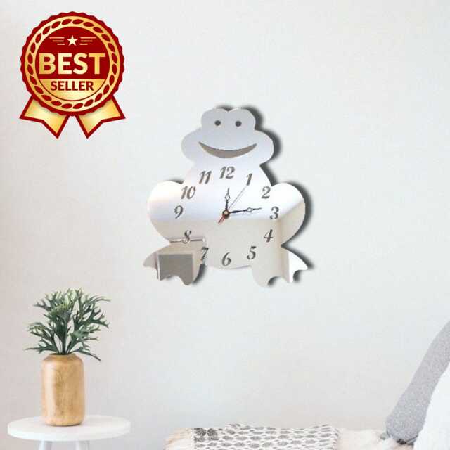 Frog Acrylic Clock - Many Colours Available - Bespoke Shapes & Sizes Made - image 1