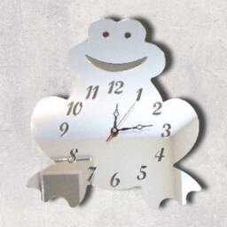 Frog Acrylic Clock - Many Colours Available - Bespoke Shapes & Sizes Made - thumbnail 2