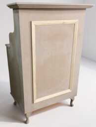Small Unpainted Reception Desk - French Style Shabby Chic - thumbnail 1