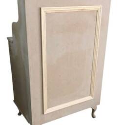 Small Unpainted Reception Desk - French Style Shabby Chic - thumbnail 3