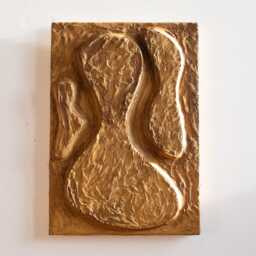 Wabi Sabi Wall Art. Modern Abstract Relief For Contemporary Interior. Textured 3D Wall Sculpture Made Of Plaster. Organic Japandi Home Decor - thumbnail 2