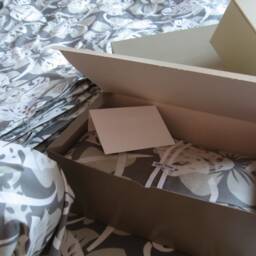 Handmade Bedding Set Duvet Cobver Queen Size With Pillowcases X 2 Cotton 100% Gift Box By Irena Adler - thumbnail 2