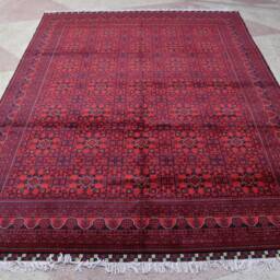 Custom Size Afghan Bokhara Rugs, Turkmen Handmade Wool Rug, Khalmuhammadi Khamyab Bukhara, Tribal Living Room, Office, Dining Table Rug - thumbnail 3