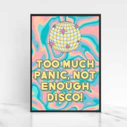 Panic At The Disco Inspired Poster, A4 Print, Fun Wall Art, Quirky Decor, Poster For Dorm, Song Lyrics - thumbnail 1