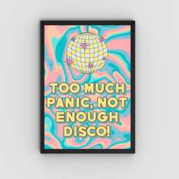 Panic At The Disco Inspired Poster, A4 Print, Fun Wall Art, Quirky Decor, Poster For Dorm, Song Lyrics - thumbnail 3