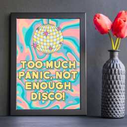 Panic At The Disco Inspired Poster, A4 Print, Fun Wall Art, Quirky Decor, Poster For Dorm, Song Lyrics - thumbnail 2