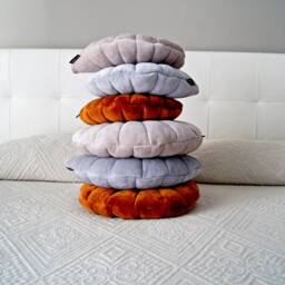 Handcrafted Velvet Shell Pillow Coastal Home Decor - 40x30 cm - thumbnail 3