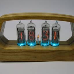 Wooden Nixie Tube Clock - In14 Tube, Rgb-Multicolor Backlight - thumbnail 3