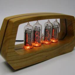 Wooden Nixie Tube Clock - In14 Tube, Rgb-Multicolor Backlight - thumbnail 2