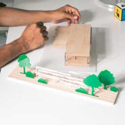 Farnsworth House Diorama Mies Van Der Rohe Architecture Replica - thumbnail 2