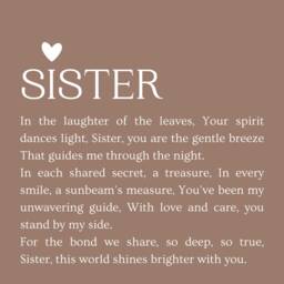 Wood Wick Candle Sister Gift Birthday For Sisterhood Personalized Appreciation - thumbnail 2
