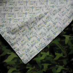 Duck Dynasty Double Sided Flannel Baby Blanket - thumbnail 2