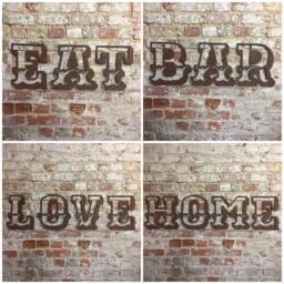 Rusty Metal Carnival Letter Signs - Make Any Word You Like - thumbnail 3