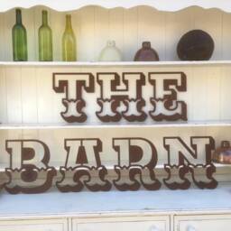 Rusty Metal Carnival Letter Signs - Make Any Word You Like - thumbnail 2