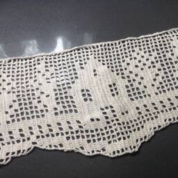 Crochet Valance, Bistro Curtain - House With Trees By Mwc - thumbnail 2