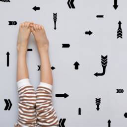 Arrows Mix - Vinyl Wall Decals Tribal Irregular Hand Drawn Stickers Multi Colour Options Boys Girls Baby Nursery Kids Room - thumbnail 2