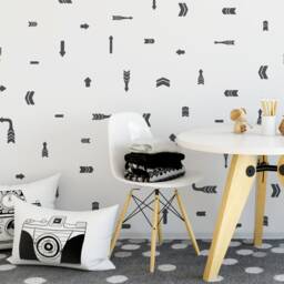 Arrows Mix - Vinyl Wall Decals Tribal Irregular Hand Drawn Stickers Multi Colour Options Boys Girls Baby Nursery Kids Room - thumbnail 3