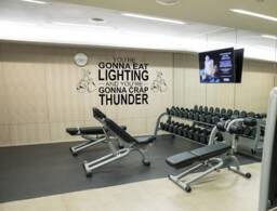 Rocky Movie Quote Wall Decal Eat Lightning, Crap Thunder Vinyl Art - thumbnail 1