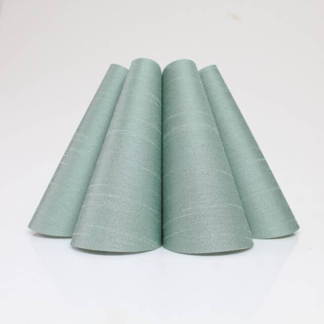 Handmade Light Green Pleated Fabric Table Lamp - Custom Home Furnishing - image 1