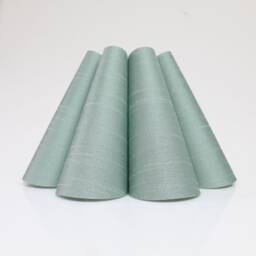 Handmade Light Green Pleated Fabric Table Lamp - Custom Home Furnishing